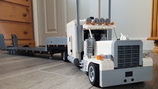 Classic Semi Truck out of LEGO - Completely Remote Control!