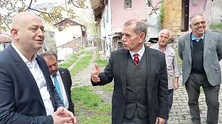 Dursun Özbek , memleketi Şebinkarahisar'da tarihi mekanları ziyaret etti