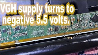 VGH supply using a step-up DC to DC converter