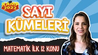 Sayı Kümeleri | 📚Matematik İlk 12 Konu #Kamp2022 #tyt2022MAT1