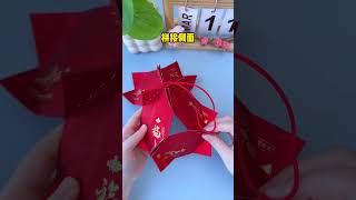 Using the remaining red envelopes for the New Year to make Lantern Festival lanterns simple and