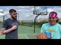 Trash Talking 1v1 vs 6'10 Ex D1 Hooper! Loser Jumps In Pool With Clothes On!