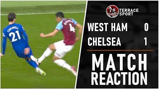 Fabián Balbuena RED CARD | Chelsea SECURE Top 4? West Ham 0-1 Chelsea Match Reaction