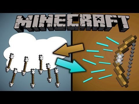If Rain and Arrows Switched Places - Minecraft If Rain and Arrows Switched Places - Minecraft