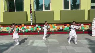 Patriotic dance performance on account of Republic Day