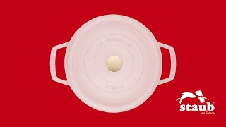 Pink Cookware from STAUB | Introducing Pink Peony Cast Iron Dutch Ovens and Pans