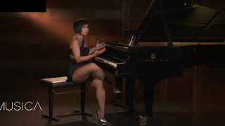 Yuja Wang hot pants + high heels interview - excerpts (no audio)