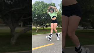 girl shaking on road 🥰 | girl skating shoes | #skating #mrskating #short #road