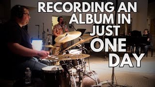 Recording An Album In Just One Day // Studio Jazz Drum VLOG