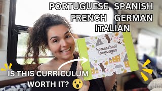 Homeschool Languages Unboxing & First Impressions - How to Teach your Child a Foreign Language