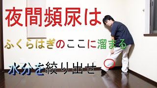 毎晩眠れない夜間頻尿の原因はふくらはぎのここが原因になる理由とその解消法！