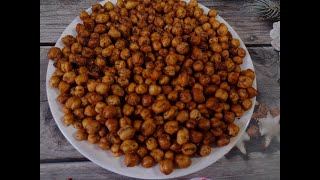 মশলা কাবলি ছোলা ভাজা| Masala fried chana| kabuli Chana Namkeen Recipe| kurkure chatpata chana