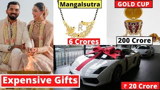 Kl Rahul & Athiya Shetty 10 Most Expensive Wedding Gifts From Bollywood Actors & Cricketers