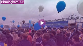 Blues fans march in emotional tribute to much-loved schoolboy Leo Ross