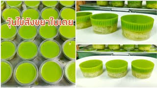 วิธีทำวุ้นไข่สังขยาใบเตย#How To Make Pandan Custard Egg Jelly/Sek Food\u0026DIY