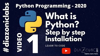 1. Python Programming 2020 - What is Python? Step by step installation