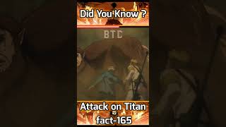 Did You Know in episode 19 S4 |Attack on Titan fact-165| #shorts #animefact #aotfacts