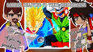 Past Saiyans react to the Future | Part 2 |