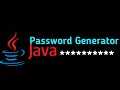 Java password generator | Java simple program   | Java programming language