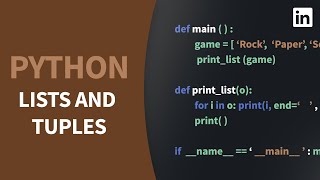 Python Tutorial - Discover Python's sequential DATA TYPES