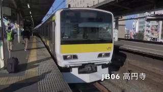 【フルHD】中央・総武緩行線E231系500番台到着/発車