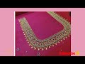 simple maggam work blouse designs for beginners simple aari work blouse designs for beginners