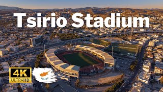 Cyprus from Above: 4K Drone Views of Tsirio Stadium, Limassol 🏟️🚁🇨🇾