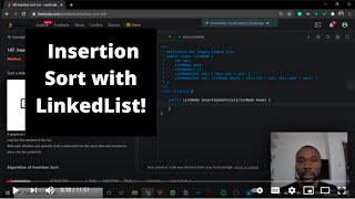Leetcode 147 | Insertion Sort Linked List | Java