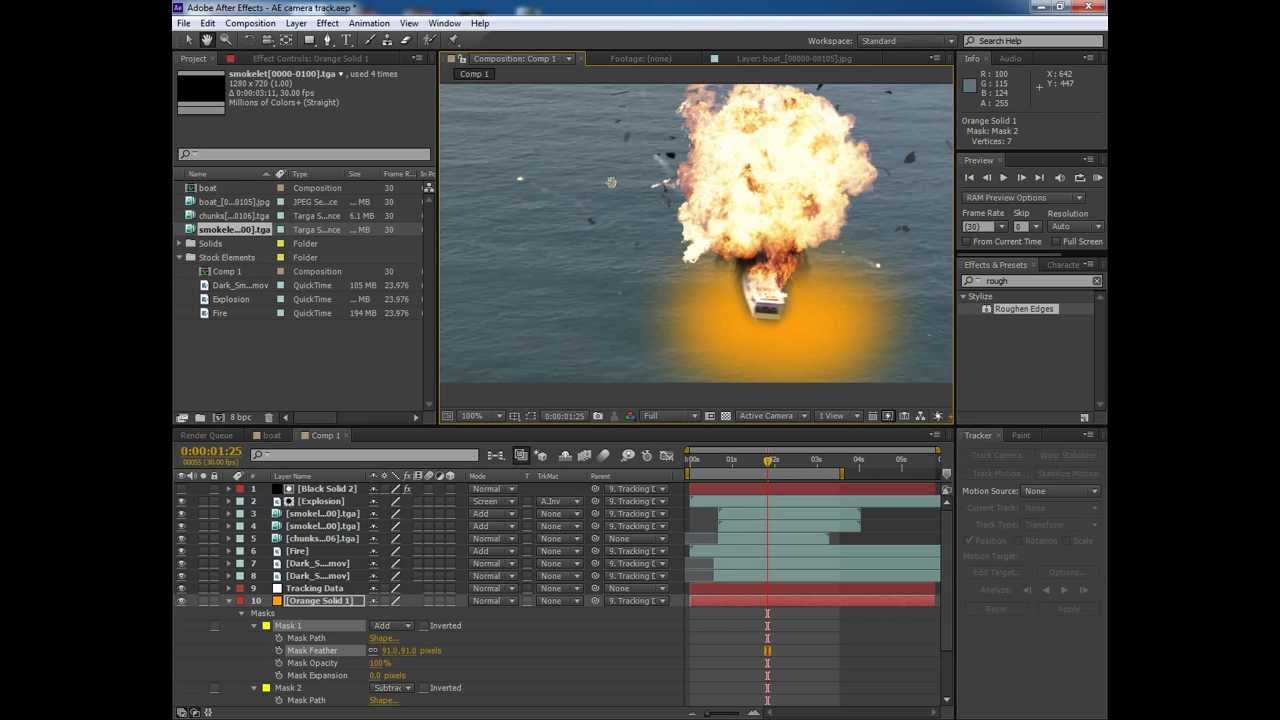 Tutorial Vfx Integration Compositing A Boat Explosion With 3ds Max