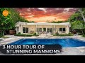 3 Hour Tour Of STUNNING Millionaire MANSIONS | LUXURY REAL ESTATE Tour 2024