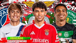 10 TRANSFERENCIAS CONFIRMADAS | RUMORES 24/25! João Félix Benfica, Alberto Sporting,Rodrigo Mora Psg