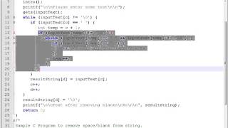 TAMIL REMOVE EXTRA SPACE FROM STRING C PROGRAM