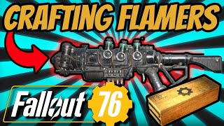 CRAFTING ENCLAVE PLASMA FLAMER in Fallout 76     also Gauss Pistols