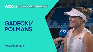 Gadecki/Polmans On-Court Interview | Australian Open 2023 Quarterfinal