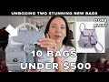 10 BAGS UNDER $500: A LUXURY UNBOXING WITH A TWIST!