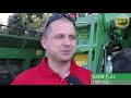 nowy kombajn john deere w akcji na polu