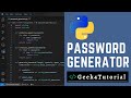 Password Generator Tool Project in Python | Python for Beginners