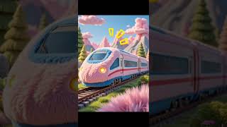 毛茸茸的粉色火车可爱吗？The Whimsical Pink Train You Have to See to Believe #阿巴兹 #apt