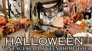 VINTAGE HALLOWEEN HOME TOUR 2024/CLASSIC HALLOWEEN HOME DECOR/HALLOWEEN HOME DECORATING IDEAS 2024