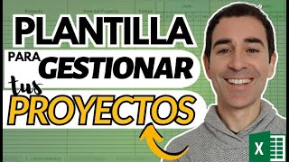 PLANTILLA EXCEL DESCARGABLE 📋 Gestión de PROYECTOS 📊 Descárgala Gratis en la Descripción 🔽