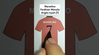 Marselino ferdinand timnas indonesia skill menulis angka tujuh #marselinoferdinand #marselino #short