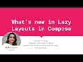 What's new in Lazy Layouts in Jetpack Compose | Jetpack Compose Android Tutorial