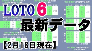 🟢ロト６最新データまとめ🟢2月18日現在