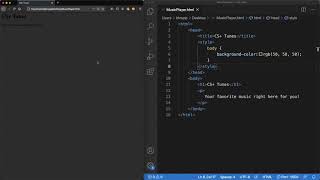 CS+ Making a Web Music Player - Part 1 (Baldwin Wallace University)