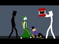 Scary Larry and Scary Mary (Break In) vs Enderman and White Enderman (Minecraft)