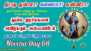 துன்ப முடிச்சுகளை அவிழ்க்கும் அன்னை நவநாள் - 08 / Rosary \u0026 Novena