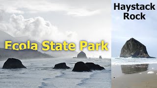 Oregon's rocky coastline: Ecola State Park, Haystack Rock, Tillamook creamery