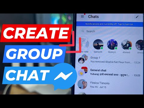 Cómo crear un chat grupal en Messenger 2024