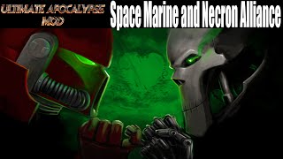 Dawn of War Soulstorm - Space Marine and Necron Alliance - Ultimate Apocalypse Mod Gameplay