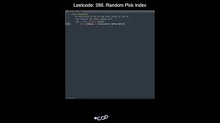 Leetcode 398. Random Pick Index in Python | Python Leetcode | Python Coding Tutorial | Python ASMR
